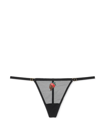 Трусики V-подібної форми із сіточки з регулюванням Victoria's Secret Very Sexy Flirty Mesh Adjustable V-String Panty (розмір S) LN00019 фото