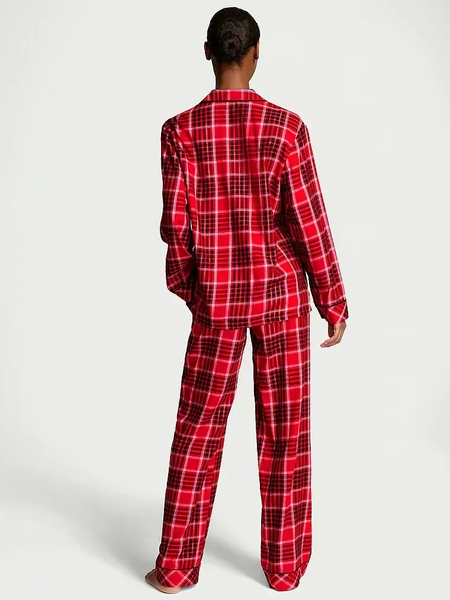 Фланелева піжама Victoria's Secret Long Pajama Set (розмір XS) PJ00001 фото