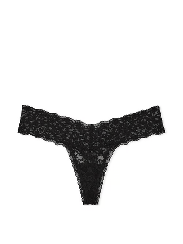 Мережевні трусики Victoria's Secret The Lacie Lace Thong Panty (розмір L) LN00025 фото