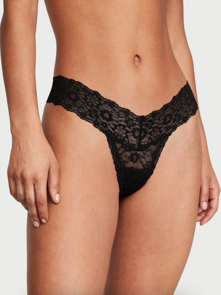 Мережевні трусики Victoria's Secret The Lacie Lace Thong Panty (розмір L) LN00025 фото