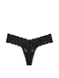 Мережевні трусики Victoria's Secret The Lacie Lace Thong Panty (розмір L) LN00025 фото 1