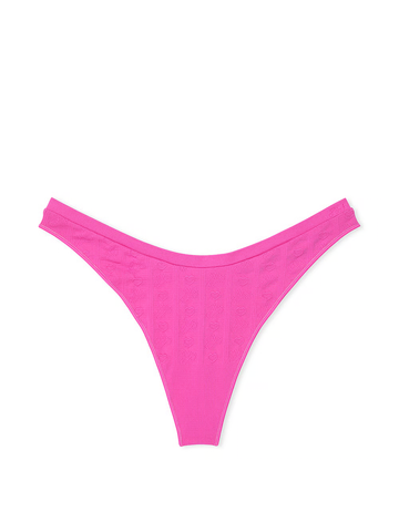 Безшовні високі трусики-стрінги PINK Victoria's Secret Seamless High-Leg Thong Panty (розмір S) LN00028 фото