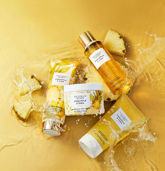 Кремовий гель для душу Victoria's Secret GLOW Pineapple & Shea VS00292 фото