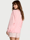 Фланелева піжама Victoria's Secret Flannel Long-Sleeve Short Tee-Jama Set (M) PJ00002 фото 3