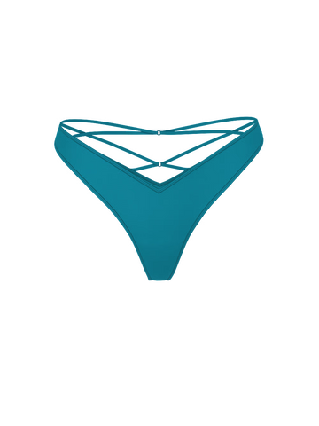 Гладкі трусики-стрінги Victoria's Secret Very Sexy Smooth Strappy-Back High-Leg Thong Panty (розмір S) LN00009 фото