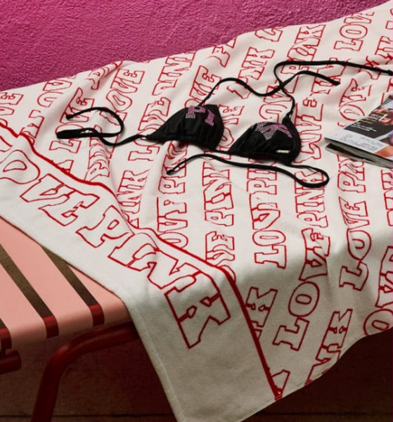 Махровий рушник PINK Victoria's Secret Love PINK Terry Towel AC00036 фото