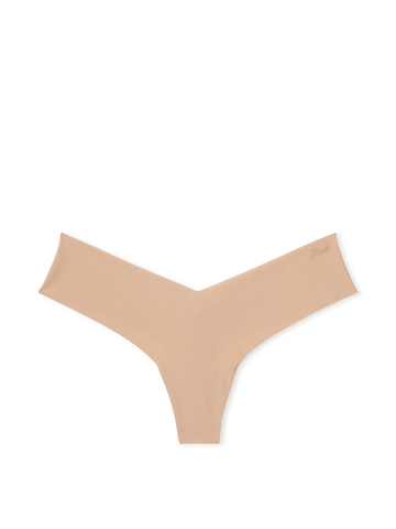 Безшовні трусики PINK Victoria's Secret No-Show High-Leg Thong Panty (розмір L) LN00002 фото