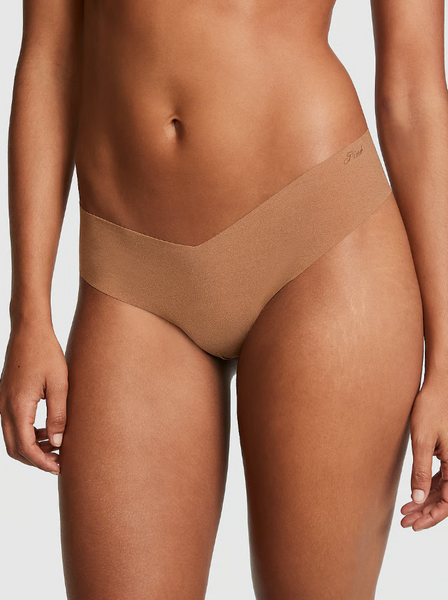 Безшовні трусики PINK Victoria's Secret No-Show High-Leg Thong Panty (розмір S) LN00003 фото