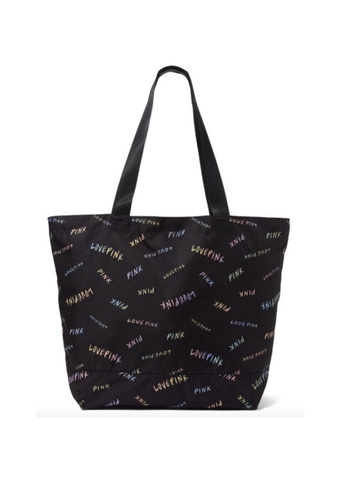 Сумка PINK Victoria's Secret Weekender Large Black Tote Love Pink AC00006 фото